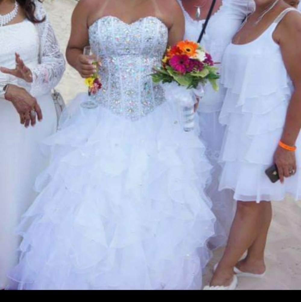Wedding dress, used for a wedding